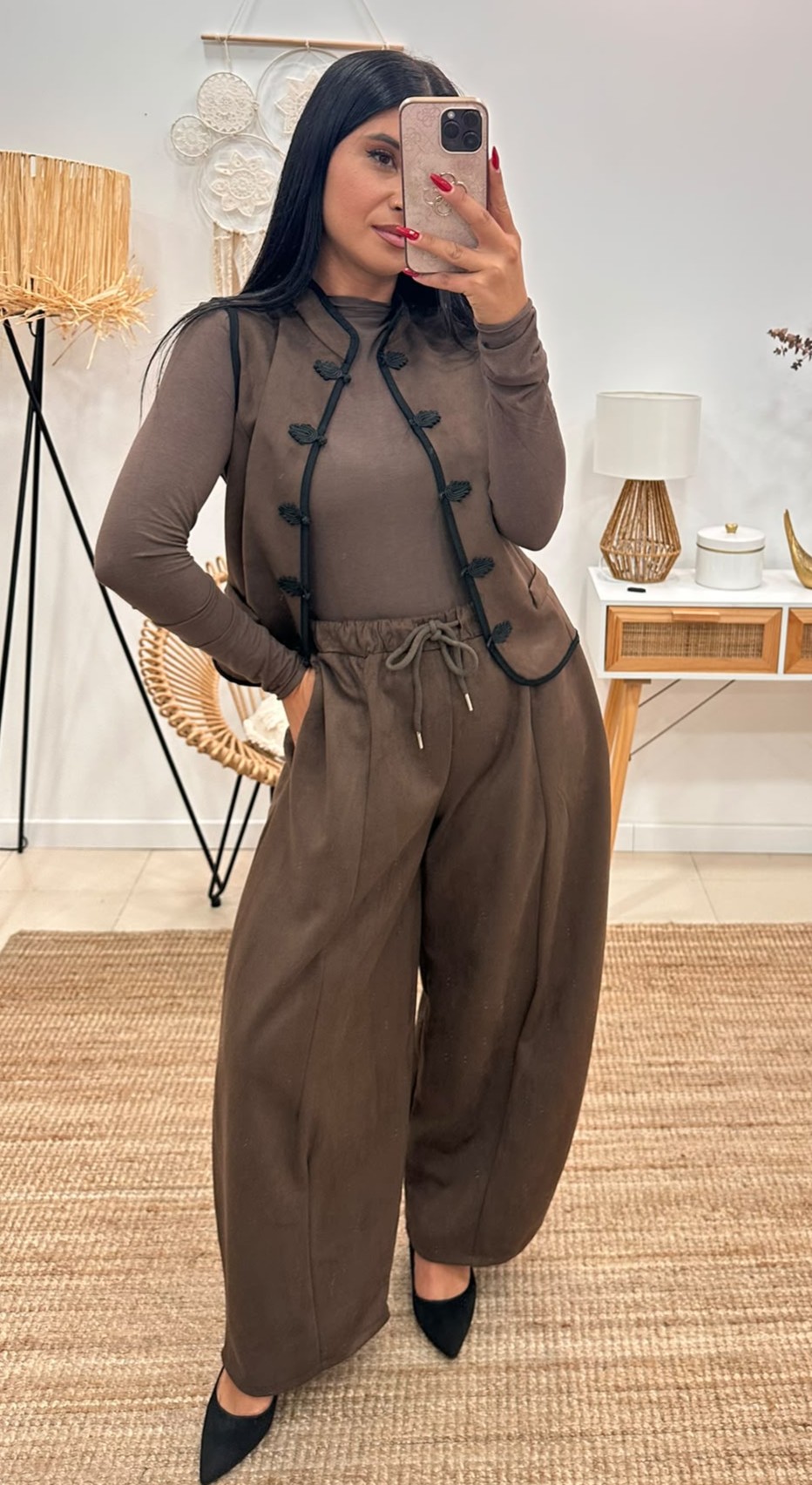 CALÇA BALLON PELE DE PÊSSEGO