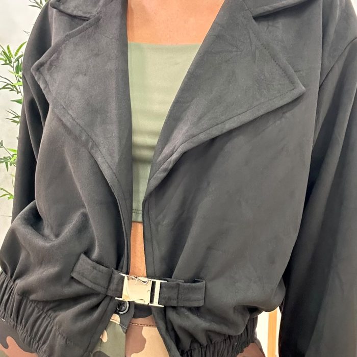BOMBER PELE DE PESSEGO C/FECHO FIVELA